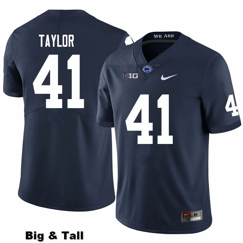 NCAA Nike Men's Penn State Nittany Lions Brandon Taylor #41 College Football Authentic Big & Tall Navy Stitched Jersey XVW8598WI
